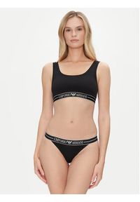 Emporio Armani Underwear Komplet 2 par stringów EW000405 AF10881 MC005 Czarny. Kolor: czarny. Materiał: bawełna #4