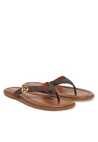 MICHAEL Michael Kors Japonki Ering Thong 40S6ERFS1B Brązowy. Kolor: brązowy. Materiał: skóra #5