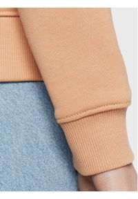 Calvin Klein Bluza Core Logo K20K202687 Beżowy Regular Fit. Kolor: beżowy. Materiał: bawełna #5