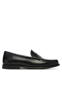 BOSS Mokasyny Tevan 50557750 Czarny. Kolor: czarny. Materiał: skóra #1