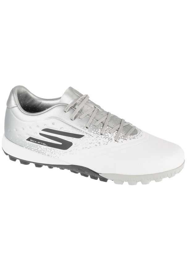 skechers - Buty piłkarskie turfy męskie, Razor 1.5 Academy TF. Kolor: biały. Sport: piłka nożna