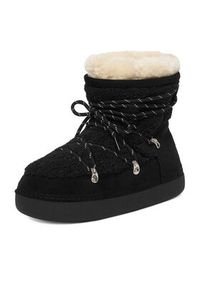 DeeZee Śniegowce WS19002-03 Czarny. Kolor: czarny. Materiał: materiał #6