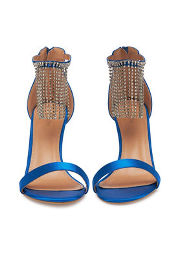 DeeZee Sandały RK01-22 Niebieski. Kolor: niebieski. Materiał: materiał