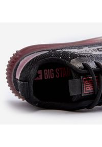 Big-Star - Buty Sportowe Męskie HI-POLY System Big Star NN174476 Czarne szare. Kolor: szary. Materiał: materiał, guma #7