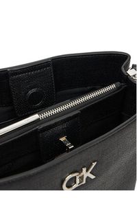 Calvin Klein Torebka Ck Bucket Bag_Tex K60K613179 Czarny. Kolor: czarny. Materiał: skórzane #6