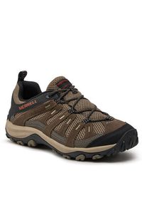 Merrell Trekkingi Alverstone 2 J036909 Khaki. Kolor: brązowy. Materiał: skóra. Sport: turystyka piesza #4