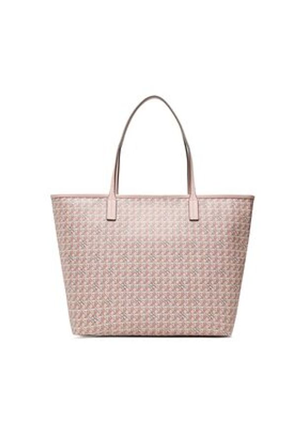 Tory Burch Torebka Basketweave Tote 145634 Różowy. Kolor: różowy. Materiał: skórzane