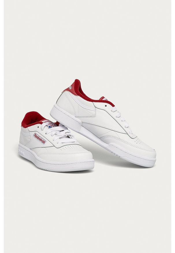 Reebok Classic - Buty dziecięce Club C 85. Zapięcie: sznurówki. Kolor: biały. Materiał: guma. Model: Reebok Classic, Reebok Club