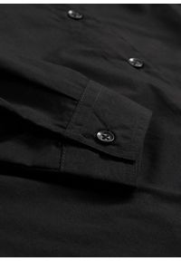 bonprix - Bluzka koszulowa. Typ kołnierza: kołnierzyk klasyczny. Kolor: czarny. Materiał: bawełna #3