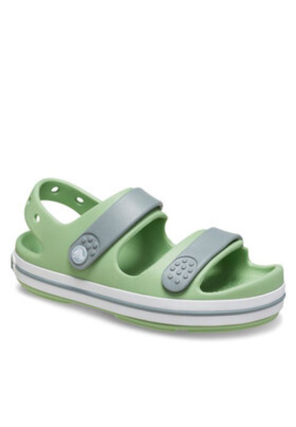 Crocs Sandały Crocband Cruiser Sandal Kids 209423 Zielony. Kolor: zielony