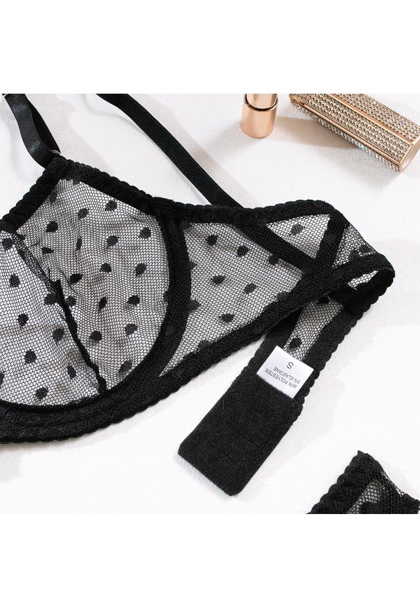 Intica - Bielizna damska ultracienka z delikatnego materiału Sandita. Kolor: szary. Materiał: materiał