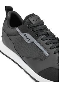 Hugo Sneakersy Icelin 50536205 Czarny. Kolor: czarny. Materiał: materiał #2