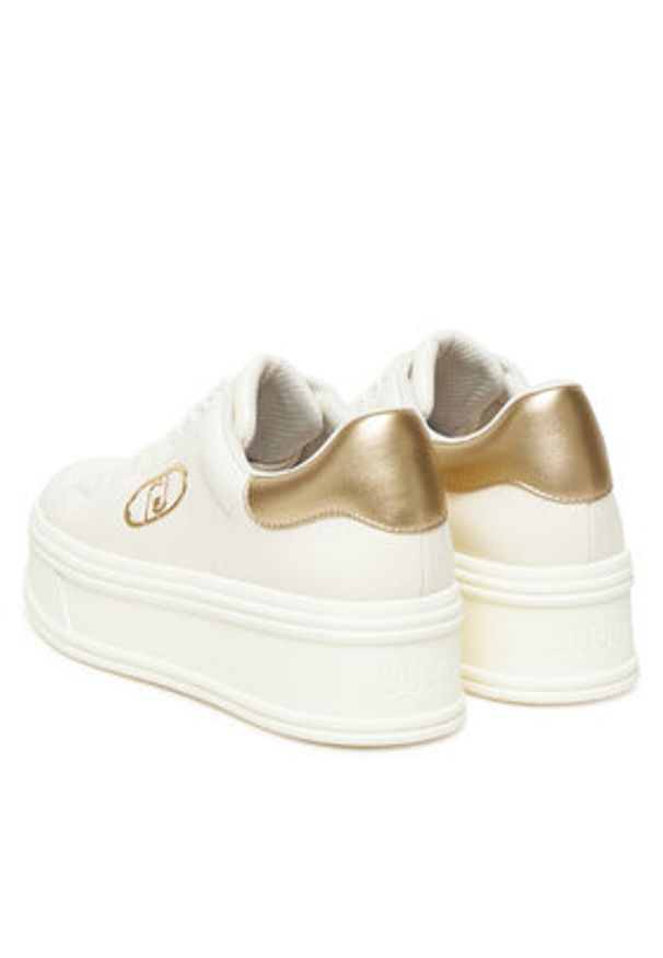 Liu Jo Sneakersy Selma 16 BF5039 PX026 Écru. Materiał: skóra