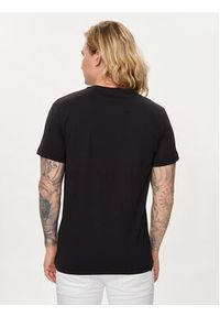 Versace Jeans Couture T-Shirt 76GAHG00 Czarny Regular Fit. Kolor: czarny. Materiał: bawełna #5