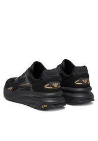 EA7 Emporio Armani Sneakersy 7X000342 AF18617 MZ177 Czarny. Kolor: czarny. Materiał: skóra #3