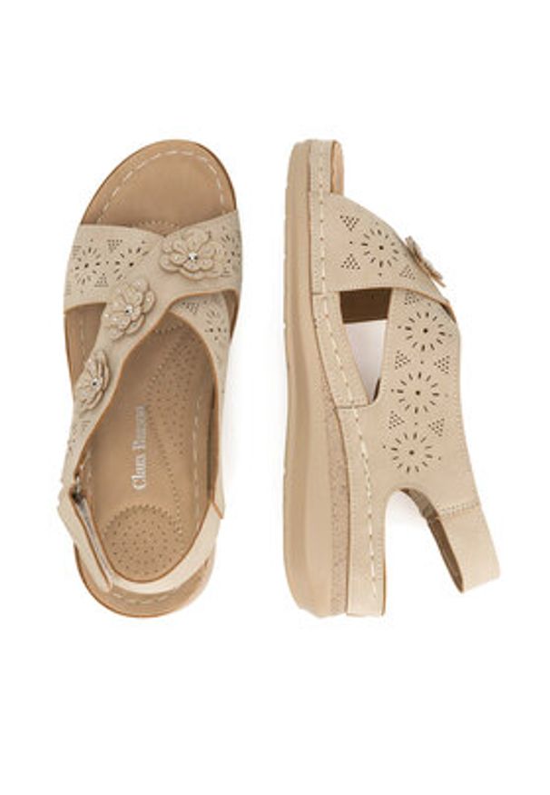 Clara Barson Sandały WYL05010-16 Beżowy. Kolor: beżowy. Materiał: syntetyk