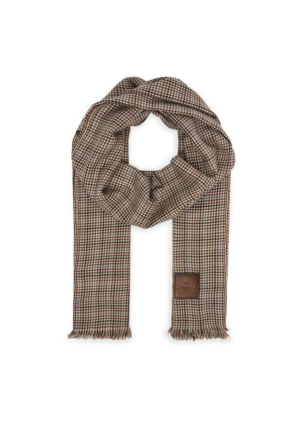 Weekend Max Mara Szalik Quantum 2525546045 Beżowy. Kolor: beżowy. Materiał: materiał, wełna