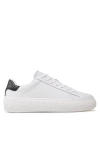 Tommy Jeans Sneakersy Leather Outsole EM0EM01159 Biały. Kolor: biały. Materiał: skóra #1