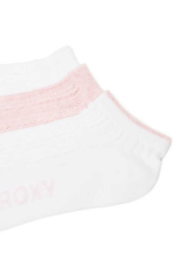 Roxy Stopki AS_ROXY_07S_SS25 (3-PACK) Biały. Kolor: biały. Materiał: bawełna, materiał