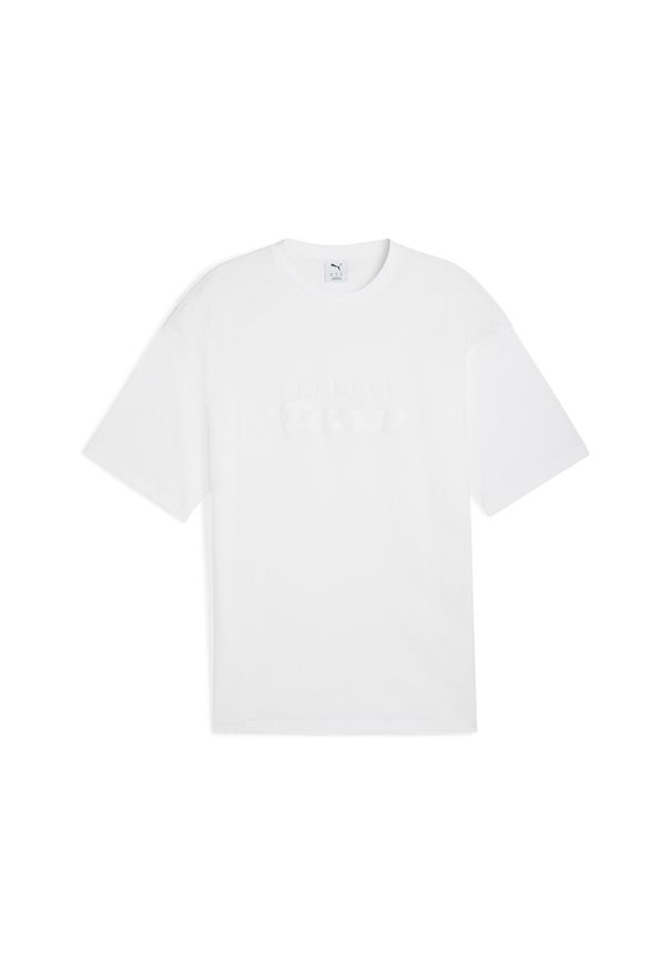 Puma - Męska koszulka Porsche Legacy Essentials PUMA. Kolor: biały. Materiał: materiał. Sport: bieganie