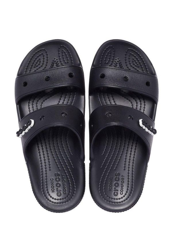 Crocs klapki Classic czarne 206761 001. Kolor: czarny