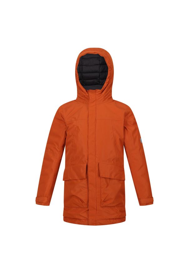 Farbank Regatta dziecięca kurtka przeciwdeszczowa ocieplana. Kolor: pomarańczowy