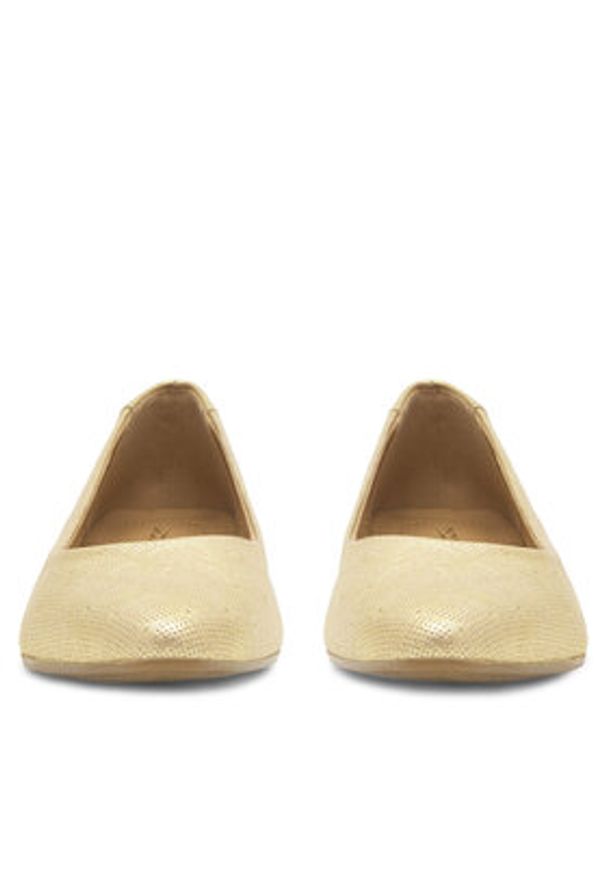 Lasocki Baleriny RST-KAJA-28 Złoty. Kolor: złoty. Materiał: skóra