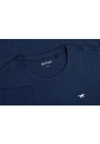 Męski T-Shirt Mustang Style Alex Dark Denim 1017337 5242. Materiał: denim #3