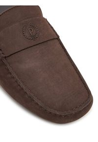 Pollini Mokasyny SB10402G0MUV0301 Brązowy. Kolor: brązowy. Materiał: nubuk, skóra