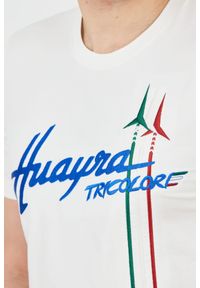 Aeronautica Militare - AERONAUTICA MILITARE Biały męski t-shirt Short Sleeve, Rozmiar M. Kolor: biały #8