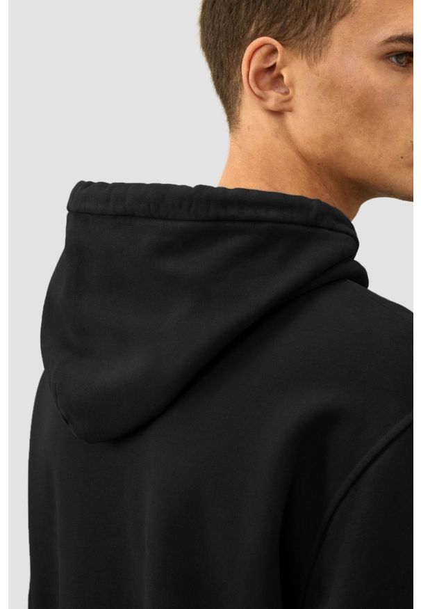 C.P. Company - C.P. COMPANY Czarna bluza męska Sweat Hooded. Okazja: na co dzień. Kolor: czarny. Materiał: bawełna. Styl: casual