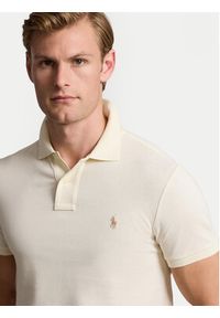 Polo Ralph Lauren Polo 710536856417 Écru Slim Fit. Typ kołnierza: polo. Materiał: bawełna #3