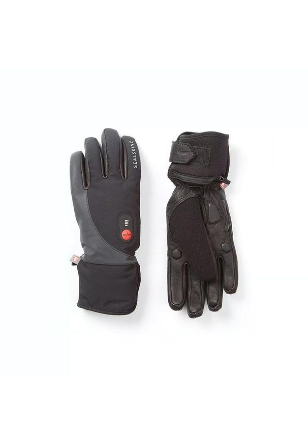 SEALSKINZ - Długie rękawice grzejące Sealskinz Upwell. Kolor: czarny. Sezon: zima. Sport: kolarstwo
