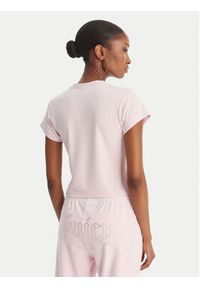 Juicy Couture T-Shirt Capped JCWCT126318 Różowy Slim Fit. Kolor: różowy #3