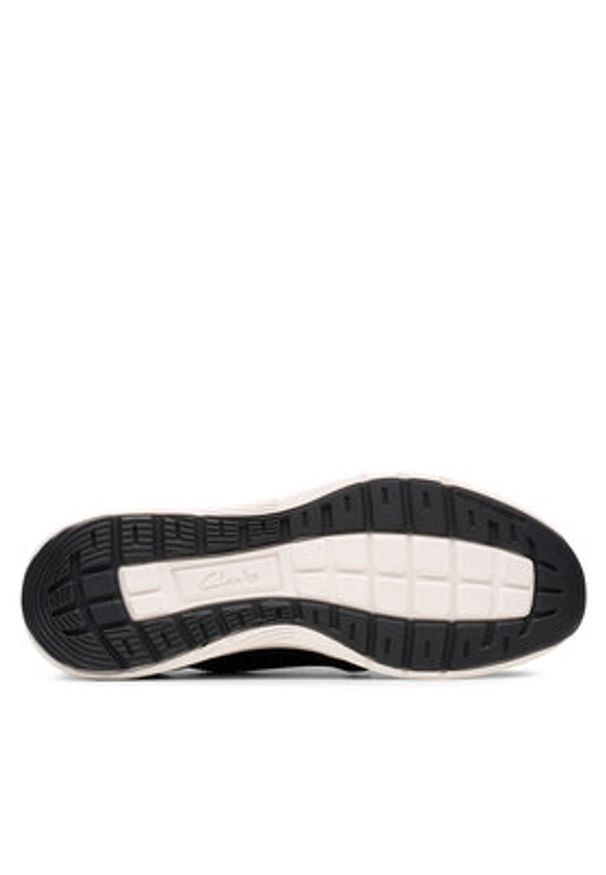 Clarks Sneakersy Motion Trek MX 26181981 Czarny. Kolor: czarny. Materiał: materiał