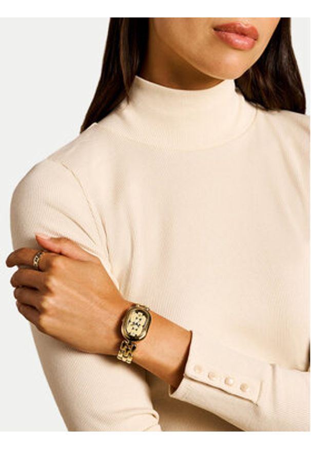 Fossil Zegarek Sloan Gold-Tone Stainless Steel ES5380 Złoty. Kolor: złoty