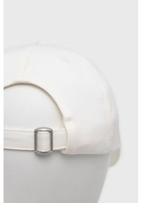 Icebreaker czapka z daszkiem 6 Panel kolor beżowy z aplikacją. Kolor: beżowy. Materiał: wełna, skóra, materiał, włókno. Wzór: aplikacja #4