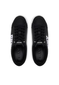 DKNY Sneakersy K1558006 Czarny. Kolor: czarny. Materiał: skóra