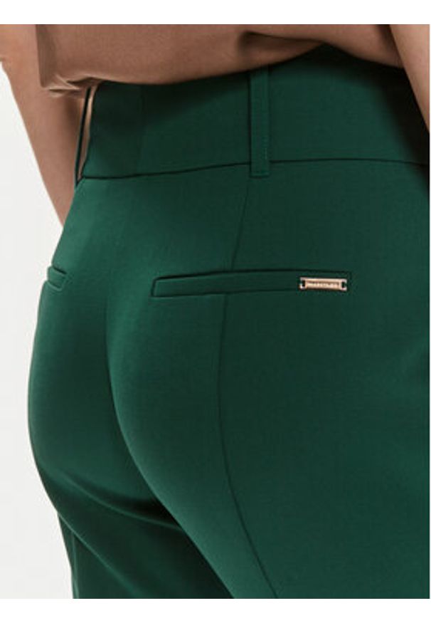 Marciano Guess Spodnie materiałowe Shelly 3BGB28 7046A Zielony Skinny Fit. Kolor: zielony. Materiał: syntetyk