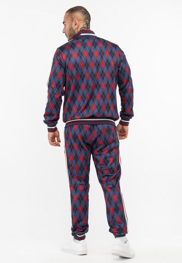 Dres Lonsdale Redford. Kolor: wielokolorowy, niebieski, czerwony. Materiał: dresówka. Sport: fitness