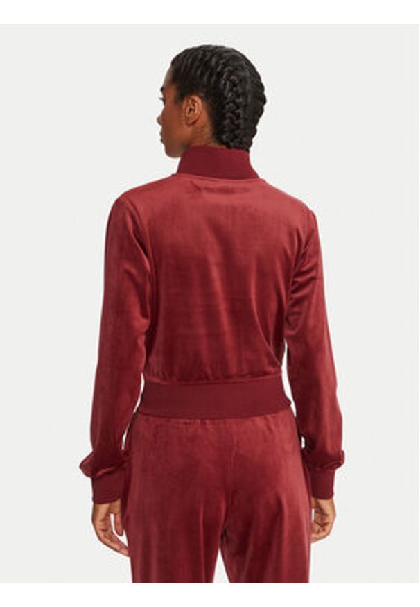 Guess Bluza V3BQ22 K0232 Bordowy Regular Fit. Kolor: czerwony. Materiał: syntetyk