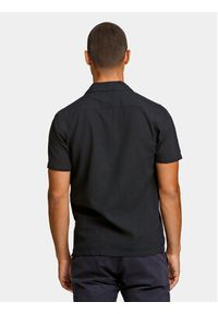Lindbergh Koszula 30-203319 Czarny Relaxed Fit. Kolor: czarny. Materiał: bawełna #8