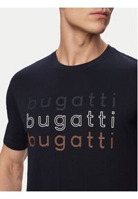 Bugatti T-Shirt 8350-15042E Granatowy Regular Fit. Kolor: niebieski. Materiał: bawełna #2