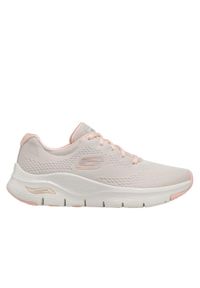 skechers - Buty do chodzenia damskie Skechers Arch Fit. Zapięcie: sznurówki. Kolor: pomarańczowy, wielokolorowy, żółty, biały, beżowy. Materiał: materiał, syntetyk, tkanina. Szerokość cholewki: normalna. Sport: turystyka piesza