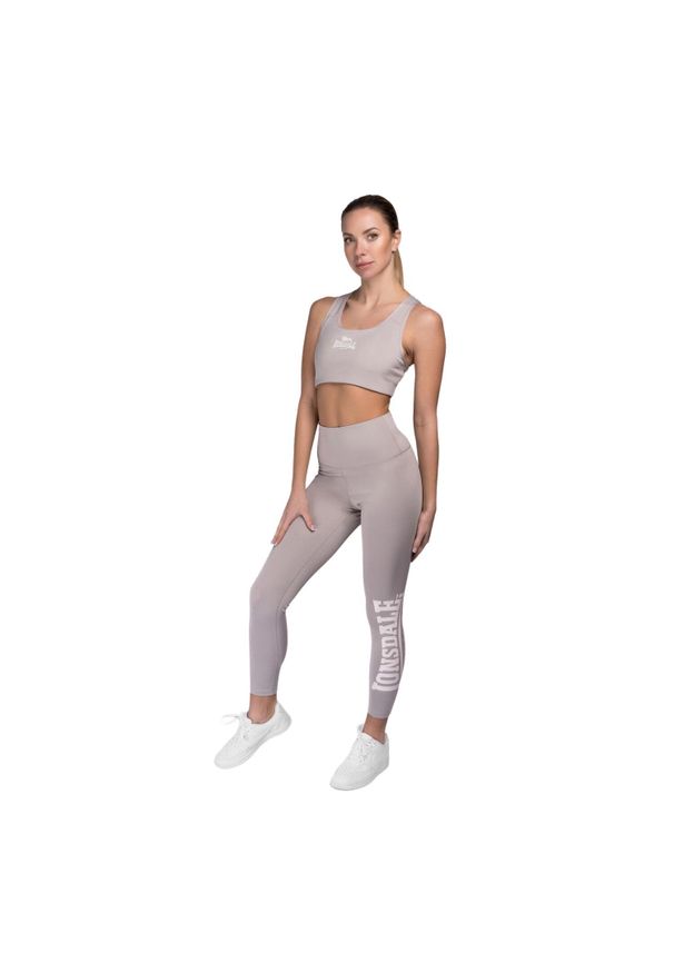 Damskie legginsy Lonsdale Semley. Kolor: szary, biały, wielokolorowy