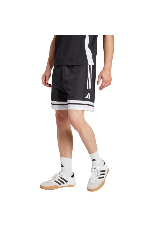 Adidas - Spodenki męskie adidas Squadra 25. Kolor: zielony, brązowy, biały, wielokolorowy