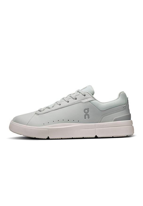 On - ON The Roger Advantage Wolf | Glacier Sneakersy damskie. Okazja: na co dzień, do pracy. Kolor: szary. Materiał: materiał. Szerokość cholewki: normalna. Wzór: jednolity. Sport: tenis