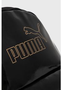 Puma plecak 78708 damski kolor czarny duży gładki. Kolor: czarny. Wzór: gładki #4