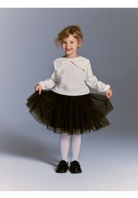 Reserved - Tiulowa spódniczka - czarny. Kolor: czarny. Materiał: tiul #1