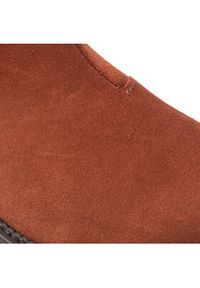 Clarks Botki Maye Zip 261680484 Brązowy. Kolor: brązowy. Materiał: zamsz, skóra #6